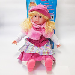 Кукла Мелиса с пелерина и рокля на волани  г.
